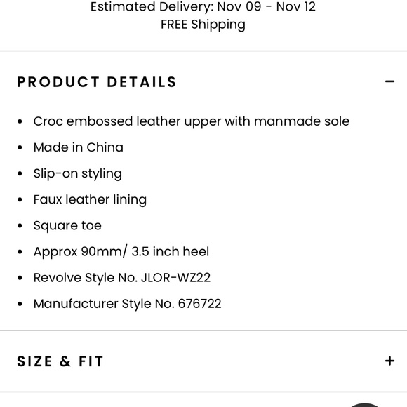 X REVOLVE LESLIE SANDAL IN BLACK CROC - Picture 3 of 6